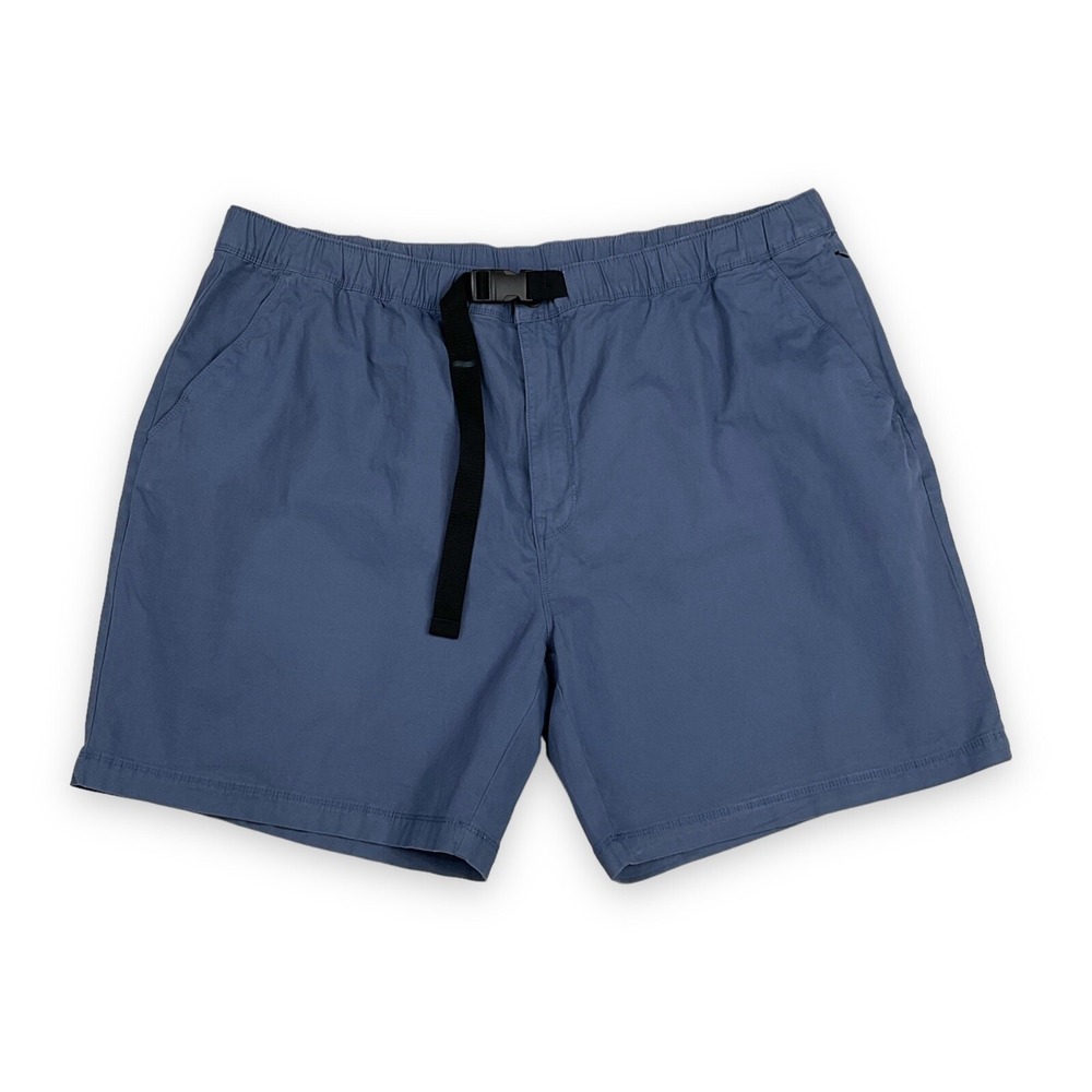 Foundry Shorts‎ Mens Size 4XLT (ACTUAL 46x8) Blue Elastic Waist Pull On NWOT
